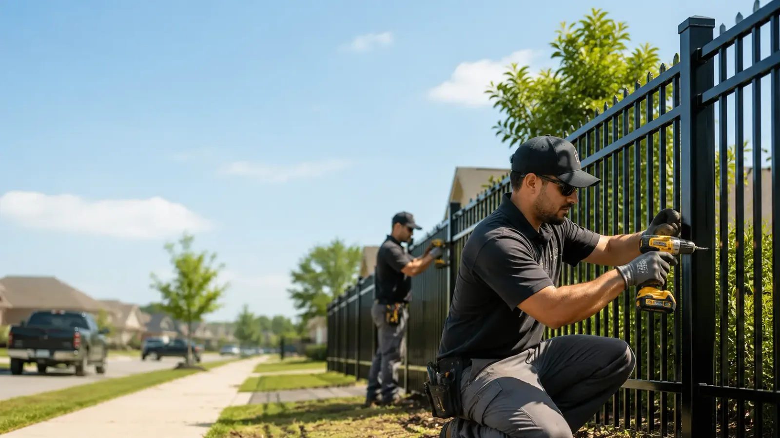 Metal Fence Installation in Dow, IL